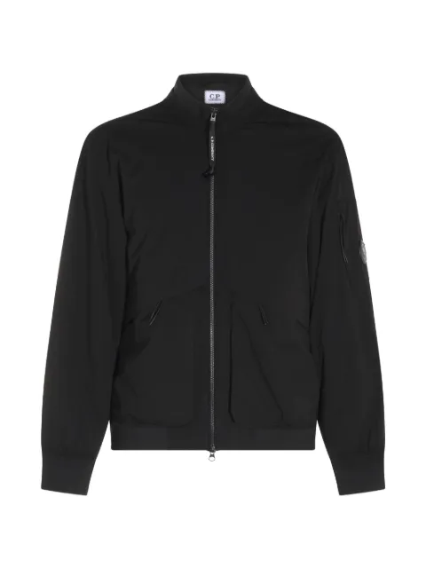 C.P. Company lens-detail zip-fastening jacket Black 21CMOW006A110264A999
