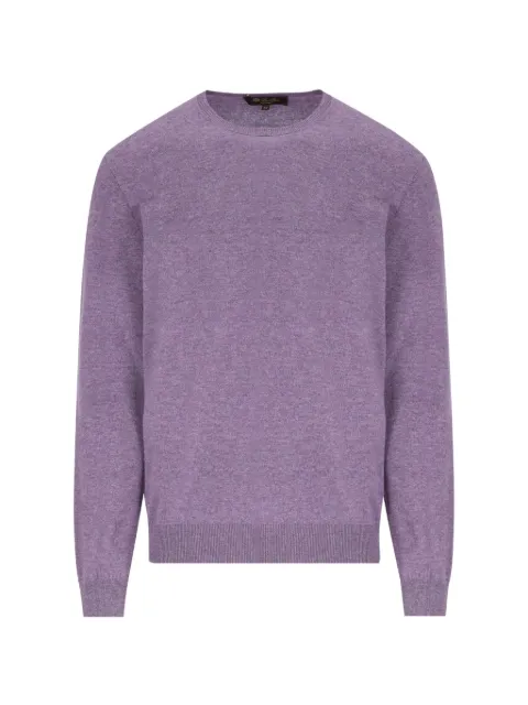 Loro Piana Sergio crew-neck cashmere sweater Purple FAQ4511