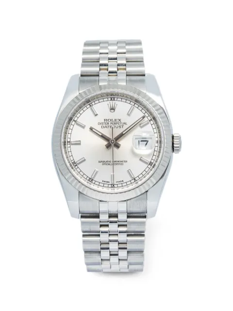 Rolex Datejust 36mm watch Silver 116234
