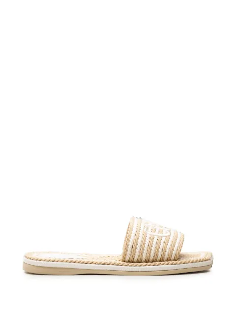 Chloé Woody rope-detail sandals Neutrals CH26U19AXP90Z38W