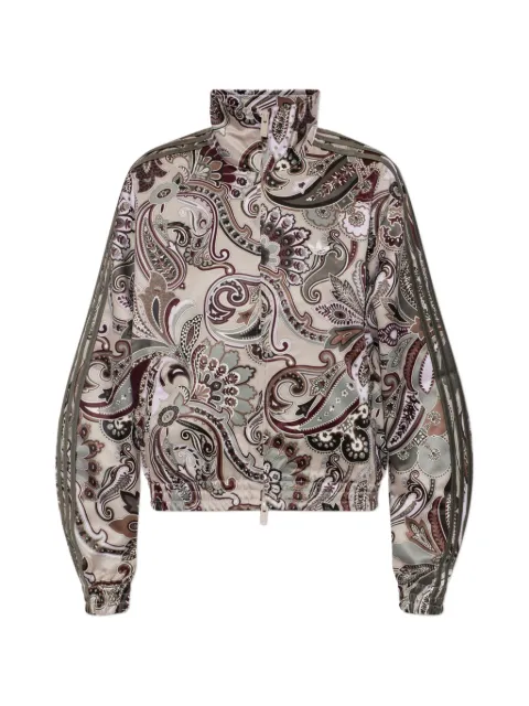 adidas paisley-print track jacket Neutrals KR6678