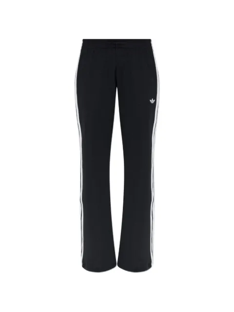 adidas logo-embroidered side-stripes track pants Black KQ6424