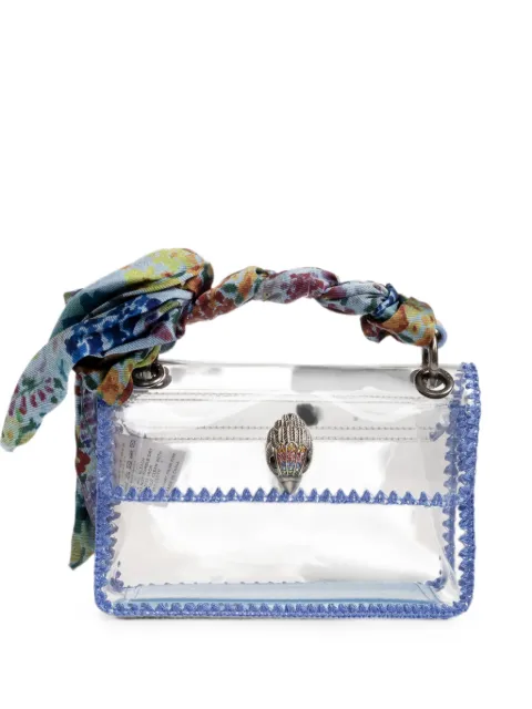 Kurt Geiger London mini Kensington scarf-handle tote bag White VINYLMINIKENSINGTON0