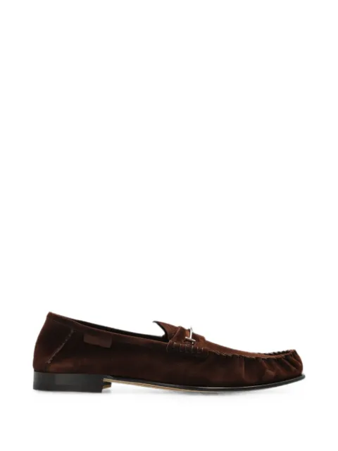 TOM FORD leather loafers Brown J1656LCL534P