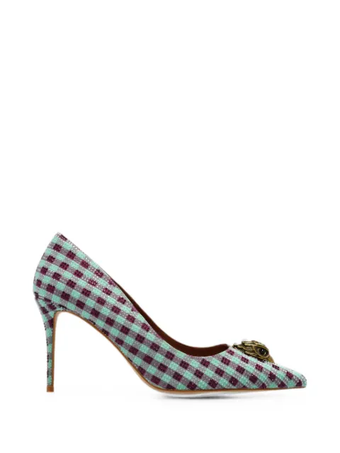 Kurt Geiger London Belgravia Eagle crystal-embellished pumps Green BELGRAVIAEAGLECOURT0