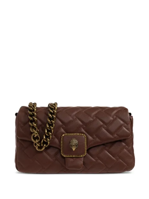 Kurt Geiger London Pimlico quilted leather shoulder bag Brown PIMLICOBAGST0