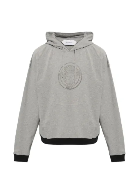 Versace Medusa-print hoodie Grey 10254331A18731