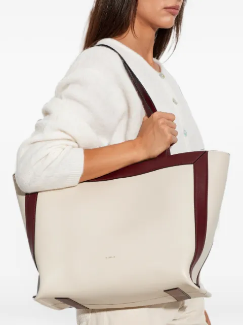 Wandler medium Ida leather tote bag Neutrals 261080001820