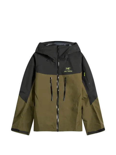 Arc'teryx hooded logo-print jacket Green X000009899