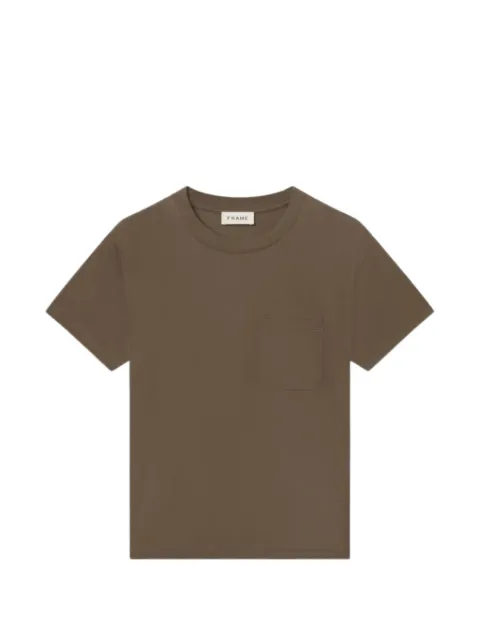 FRAME chest-pocket T-shirt Brown MP26JTE008