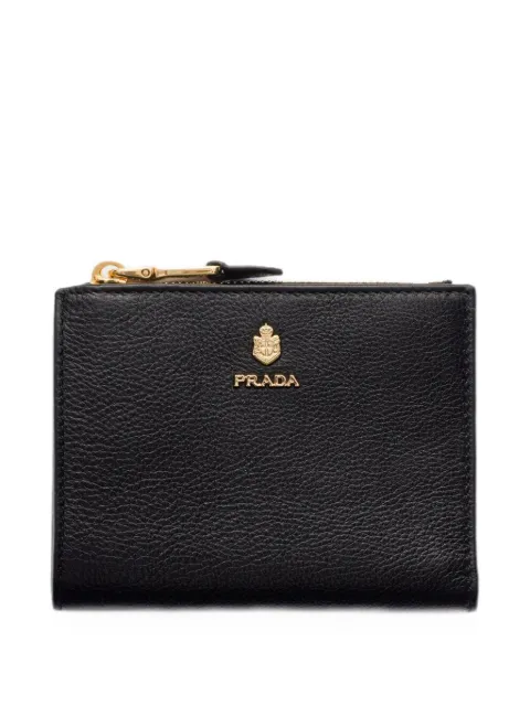 Prada small leather wallet Black 1ML0502ZSN