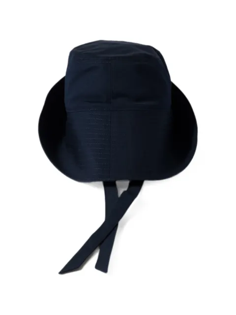 Miu Miu Wide-brimmed poplin bucket hat Blue 5HC5242FPK