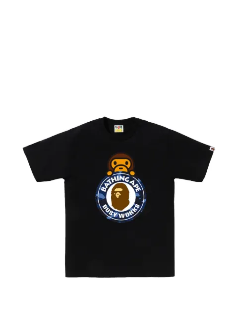 A BATHING APE® Milo Busy Works T-shirt Black 0ZXTEMX00710QBKC