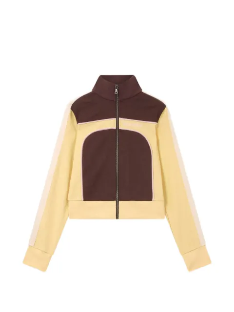Palm Angels color-block track jacket Yellow PAWBD03F26FB016019