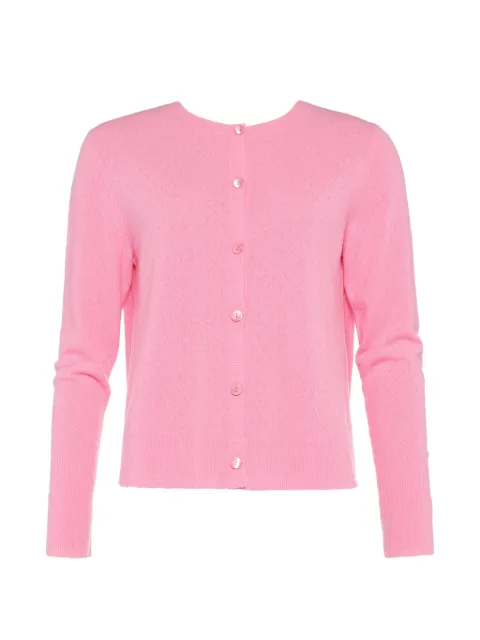 ERES Sucrerie pointelle-knit cardigan Pink 092606
