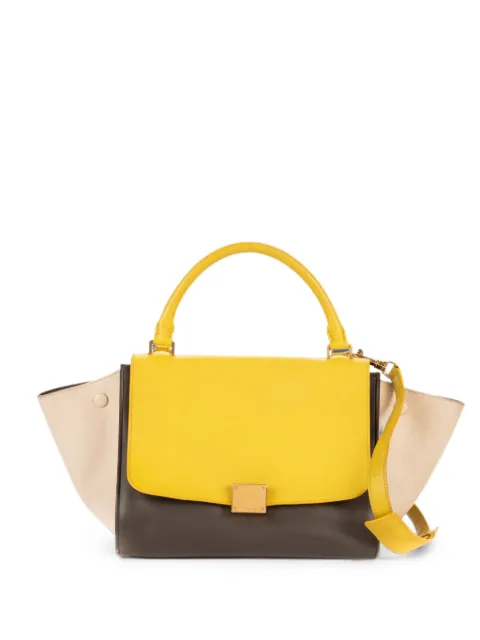 Celine Pre-Owned small Trapeze tote bag Yellow SMP4194