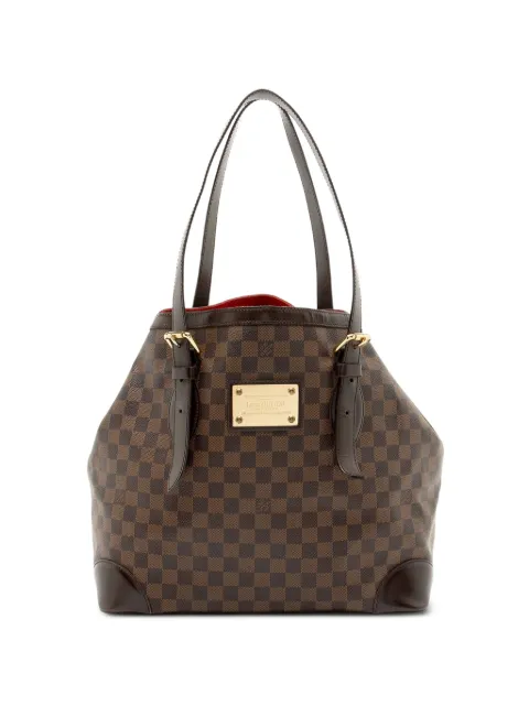 Louis Vuitton Pre-Owned 2007 GM Hampstead Damier Ebene tote bag Brown 41146043924552