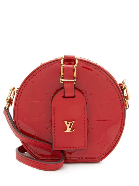 Louis Vuitton Pre-Owned 2019 Monogram Vernis Boite Chapeau shoulder bag Red 41151452086344