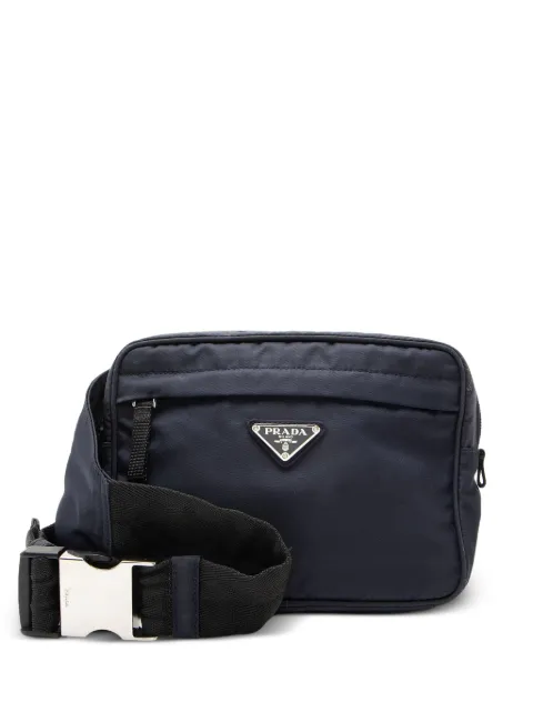 Prada Pre-Owned Tessuto Montagna belt bag Blue 41051658715208
