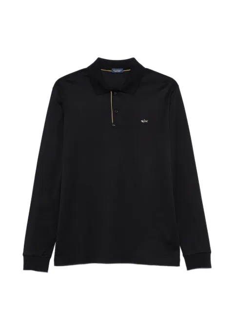 Paul & Shark long-sleeve polo shirt Blue 15311727