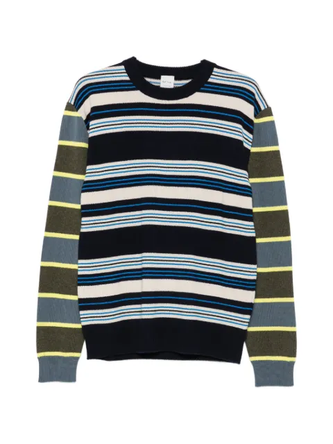 Paul Smith striped crew-neck sweater Black M1R989ZW03162