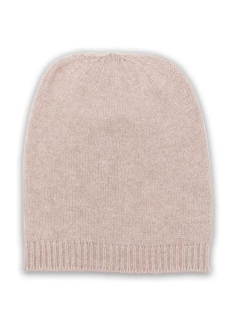 Fabiana Filippi ribbed-trim beanie hat Neutrals SAD216A882N128