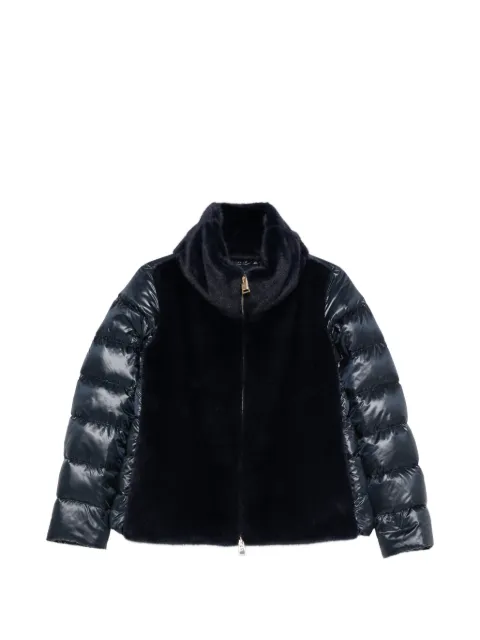 Herno quilted faux-fur jacket Blue PI002017D12017Z