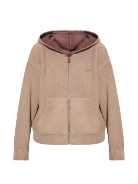 Diesel M-Pickly zip-up hoodie Neutrals A230870HNBV