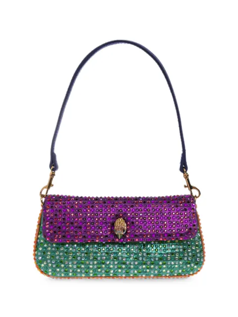 Kurt Geiger London Pickle crystal-embellished shoulder bag Purple PICKLESHOULDERBAG0