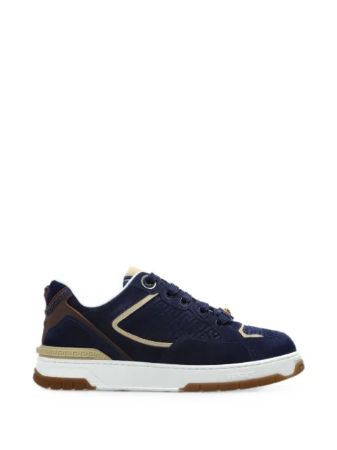Versace Biggie Basket suede sneakers Blue 10256551A18539