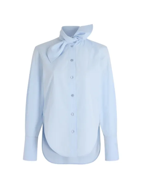 Patou bow-collar blouse Blue BL0630017646B