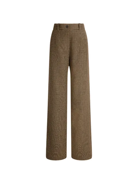 Patou Prince of Wales check trousers Neutrals TR07002625094