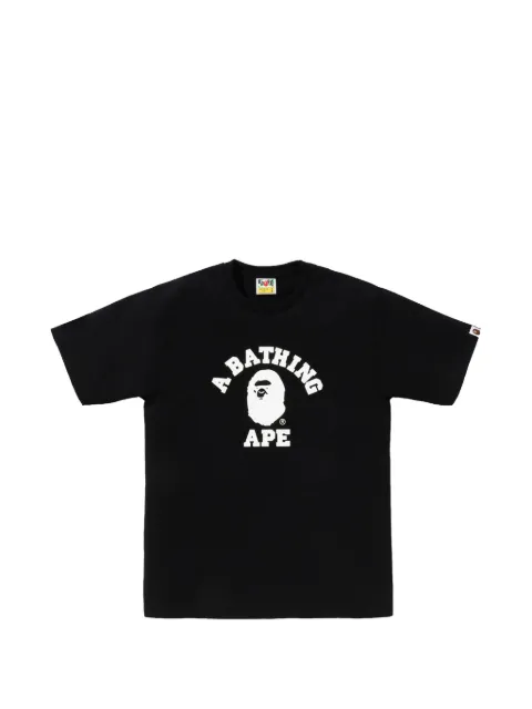 A BATHING APE® College crystal-embellished T-shirt Black 0ZXTEM350101Q