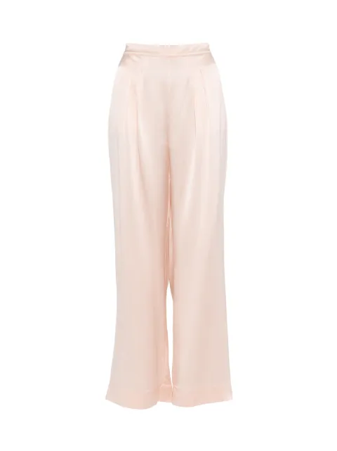 ERES Event pleated silk trousers Pink 232637
