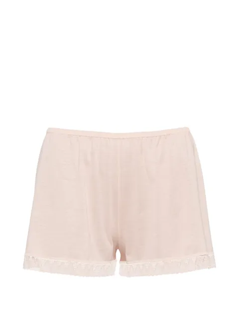 ERES Lightness lace-trim shorts Pink 232647