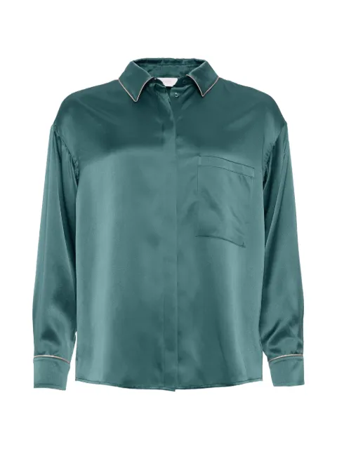 ERES Spotlight silk shirt Green 272643