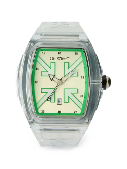 Off-White Beat Tonneau 51.5mm watch Green OW1G003P0225