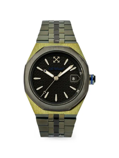 Off-White Signal arrow-print 39mm watch Black OW1G026M0055