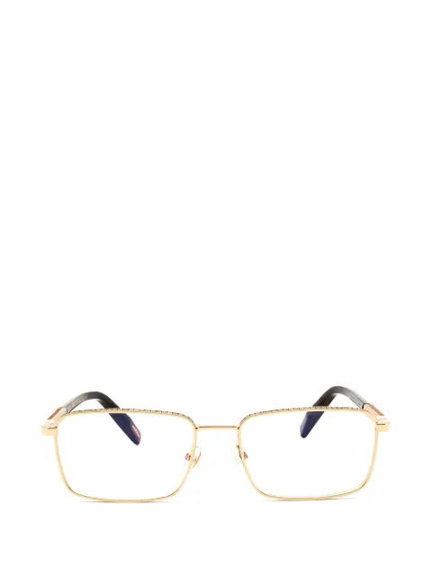 Chopard rectangle-frame glasses Gold VCHL480302