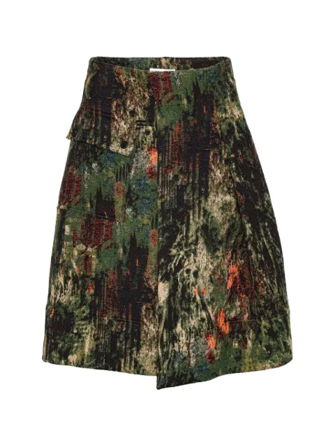 Henrik Vibskov Gobelin Swamp Carry skirt Green AW26STUDF402