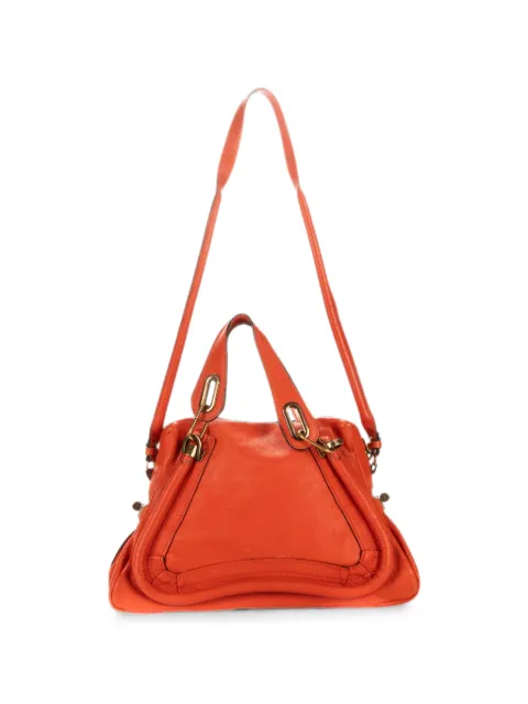 Chloé Pre-Owned Paraty tote bag Orange 02126365