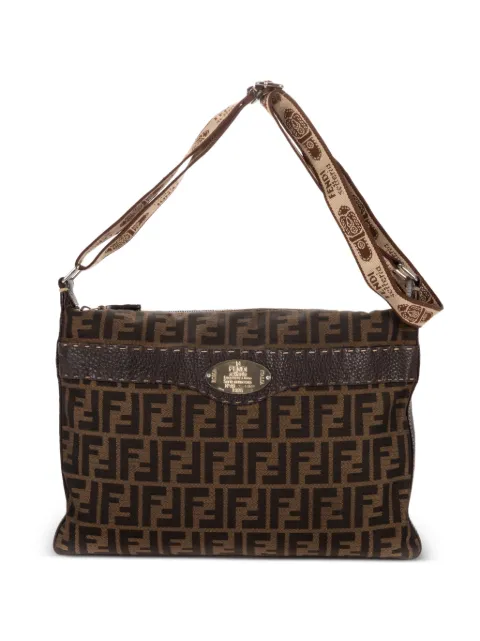 Fendi Pre-Owned Selleria Zucca shoulder bag Brown 23908BT093JQ9059