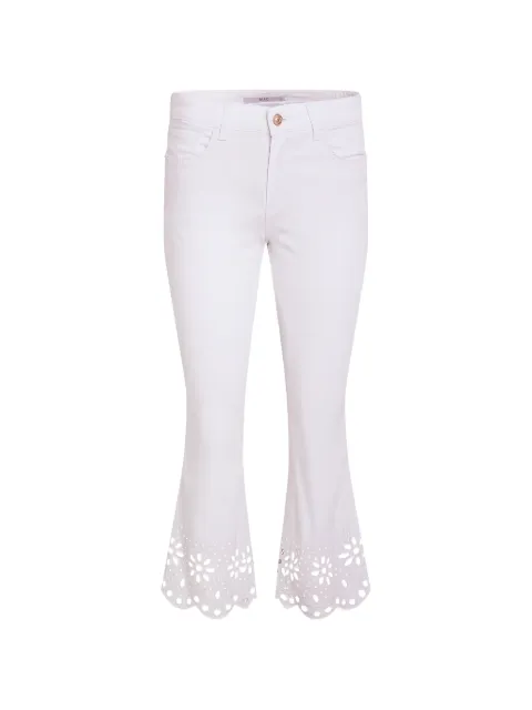 Mac Jeans cut-out flared jeans White 59149A