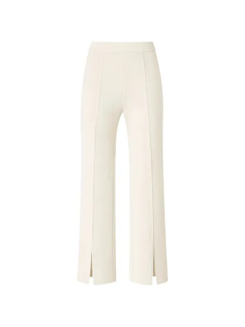 Rvn Elodie front-slit trousers White MB2601PA03