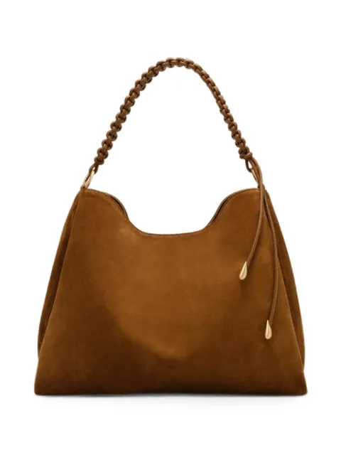 Cult Gaia Osa suede braided-handle tote bag Brown HDBTT3923SD3600