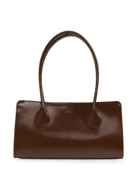 Lié Studio Lou patent leather shoulder bag Brown THELOUBAG11980