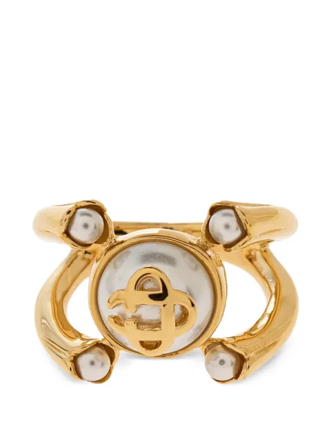 Casablanca Lotus pearl ring Gold APF26JW411010