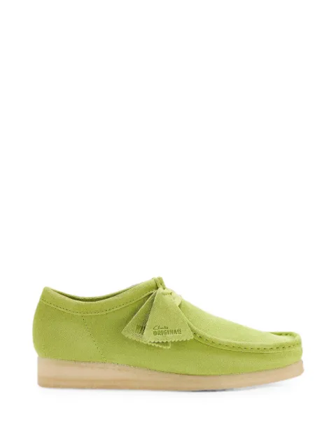 Clarks Originals Wallabee suede boat shoes Green 26183774