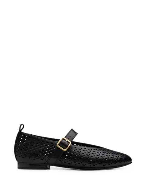 Clarks Originals Fawna Jane laser-cut ballet flats Black 26181229