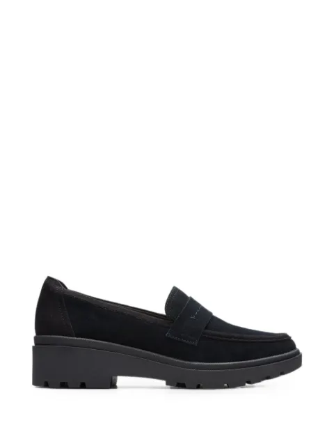 Clarks Originals Calla Ease suede loafers Black 26167687